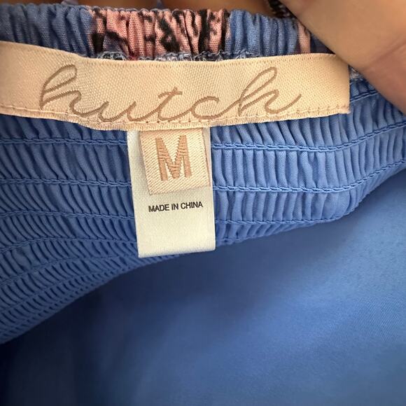 Anthropologie Hutch Sleeveless Drop-waist Midi Dress In Peri Inked Iris - Picture 7 of 7